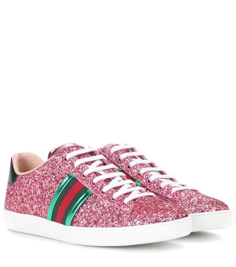 gucci new ace rainbow sneakers|Gucci bambi glitter sneakers.